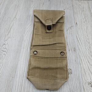 Vintage Danish Military Ammo‎ Universal Pouch marked HTK w/Crown 1951